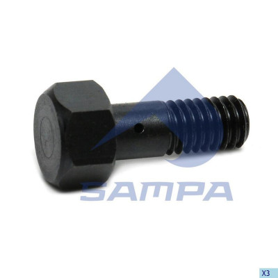 SA 021380 Болт полый обратки M6*1*15 BT, EQB