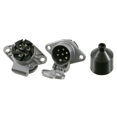 07343 Розетка 7 полюсов