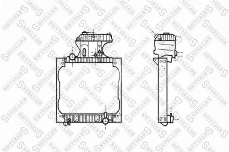 8103355SX Радиатор 938*845*42 MAN TGS/TGA — 1