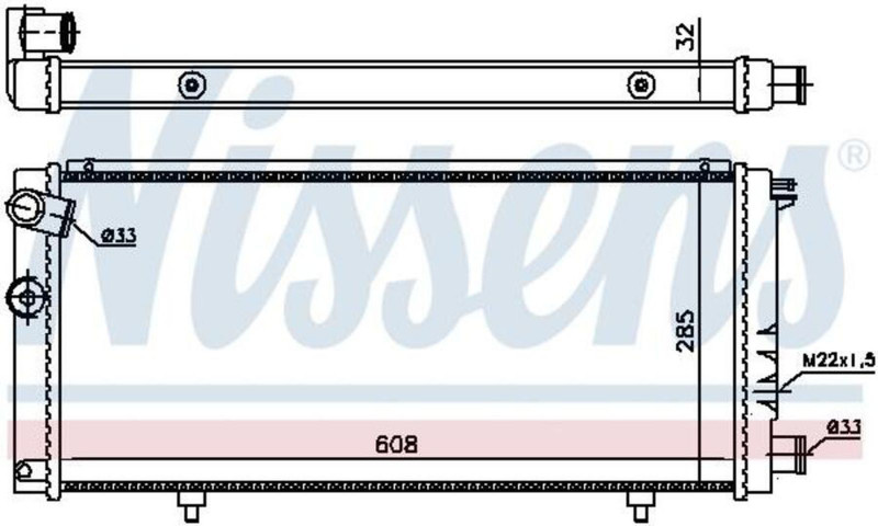 63729A Радиатор двигателя — 1