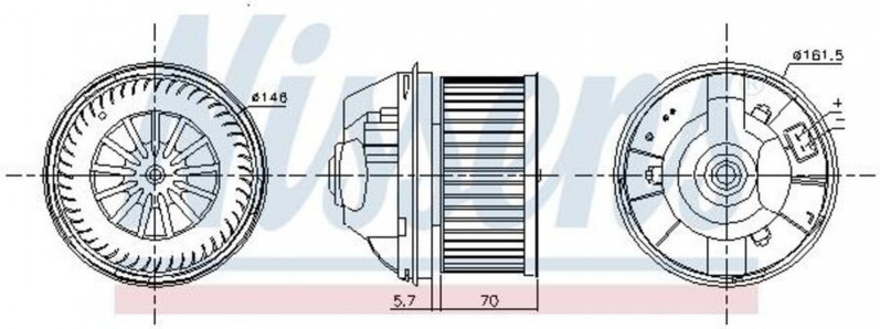 87245 Мотор отопителя — 3