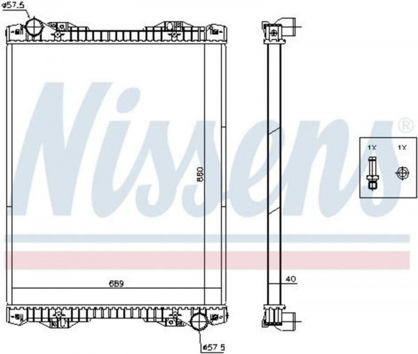 672590 Радиатор — 1