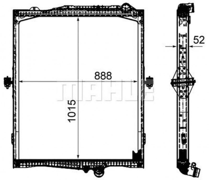 CR2095000P Радиатор основной — 6