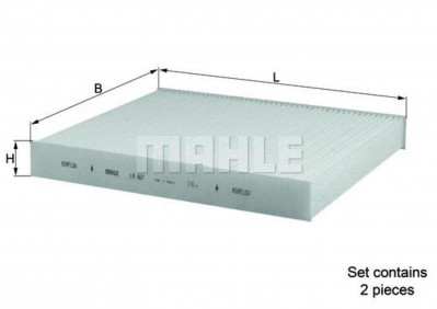 LAK467S Фильтр салона угольный