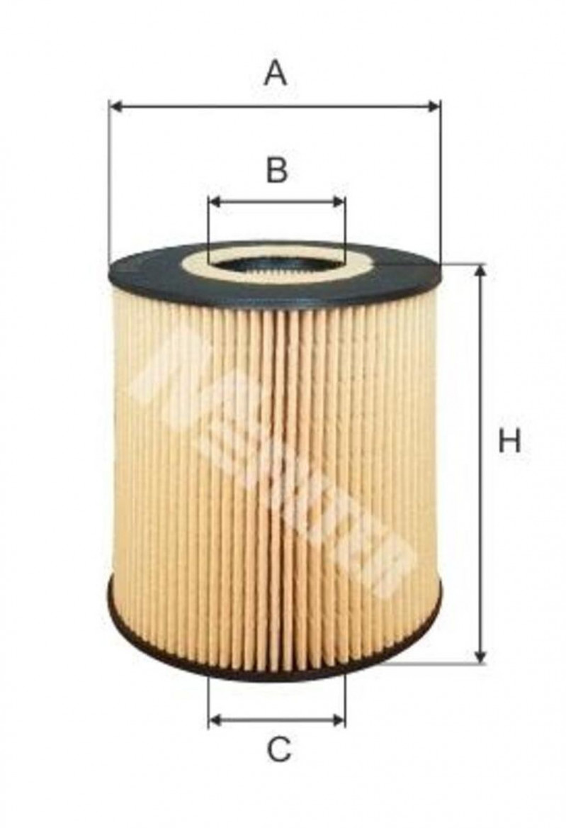 TE612 Фильтр масляный D2866 — 1