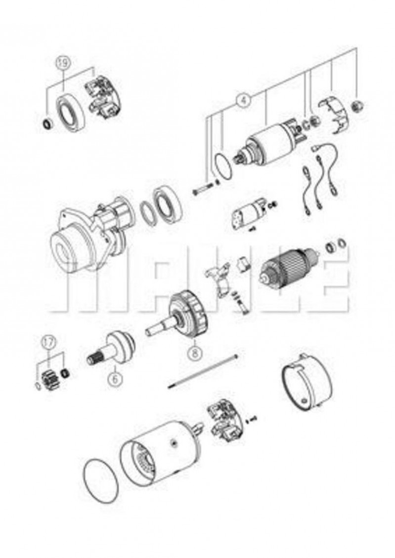 MS761 Стартер 24V 5.5kW — 1
