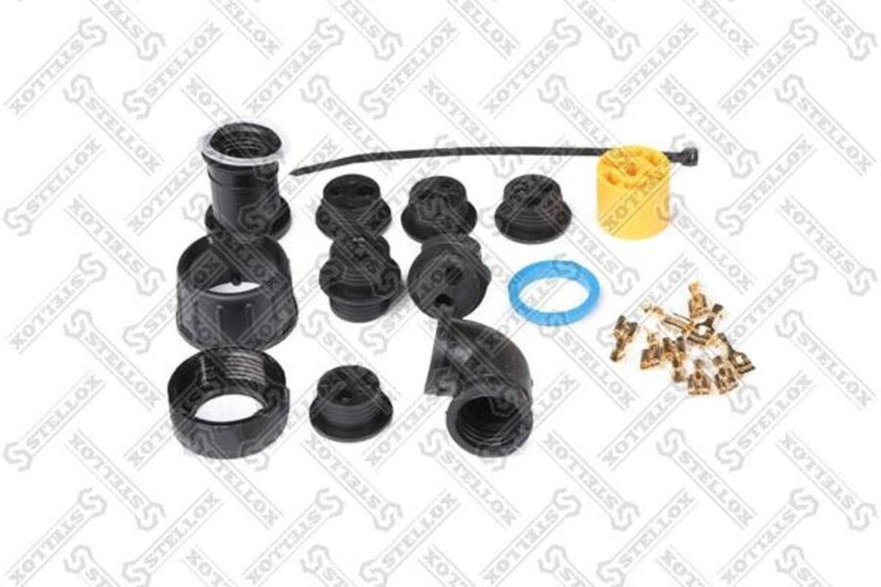 8800716SX Штекер левый Bayonet 7pin желтый ASS2 угловой — 1