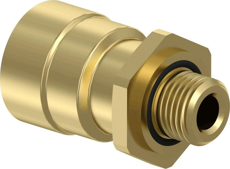 8938008132 Фитинг прямой под ПВХ d12/М12*1,5 — 1