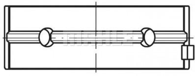 001HL10220000 Вкладыш коренной D2866/2876