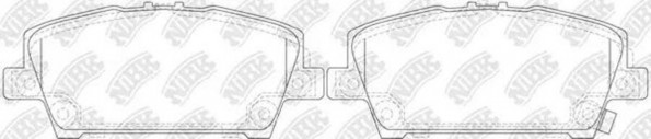 PN8866 Колодки дисковые передние Honda Civic 1.3/1.4/1.8i/2.2CDTi 06 — 1