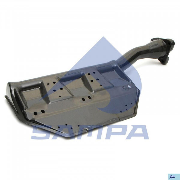 SA 18400339 Кронштейн брызговика задний левый — 1