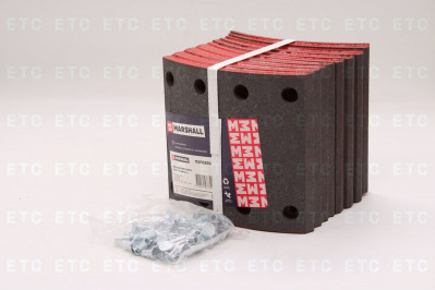 M2192830 К-т накладок тормозных 19283 420*180 std с заклепками