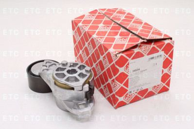 FEBI 35534 Натяжитель ремня в сборе ролик метал.