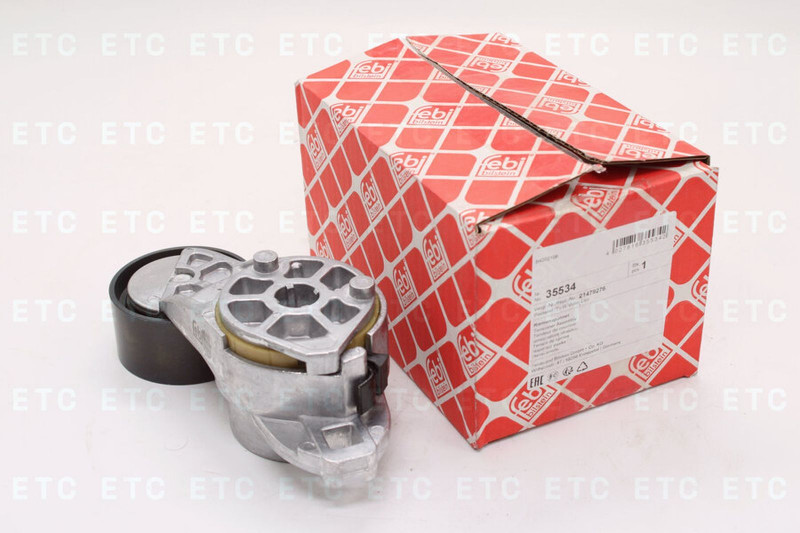 FEBI 35534 Натяжитель ремня в сборе ролик метал. — 4