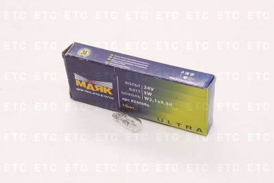 82405БЦ Лампа фонаря габаритного б/ц 5W/24V