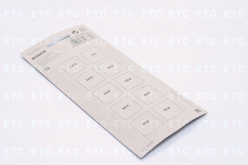 1987529037 Набор плавких предохранителей плоских standart — 1