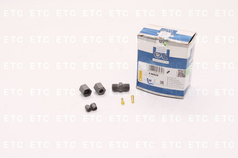 DT 490424 Фитинг резьбовой М12*1,5 прямой ПВХ 6*1 — 2