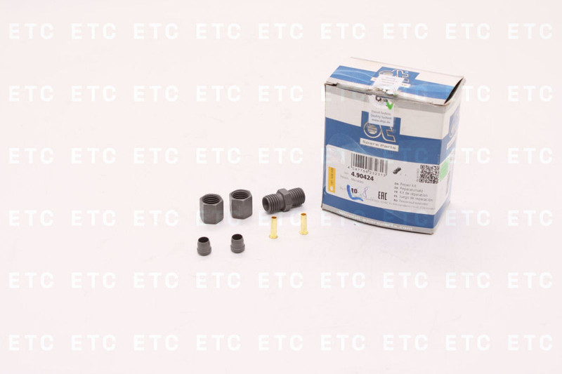 DT 490424 Фитинг резьбовой М12*1,5 прямой ПВХ 6*1 — 3