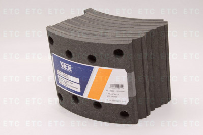 SEM 15351+2 К-т накладок тормозных на мост 410*163, 2-й рем.