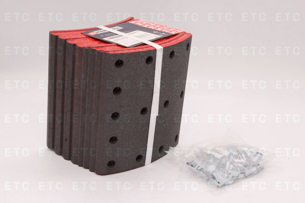 M2190710 К-кт накладок тормозных зад. 410*200 STD заклепка 6*18 — 3