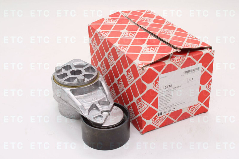 FEBI 35534 Натяжитель ремня в сборе ролик метал. — 3